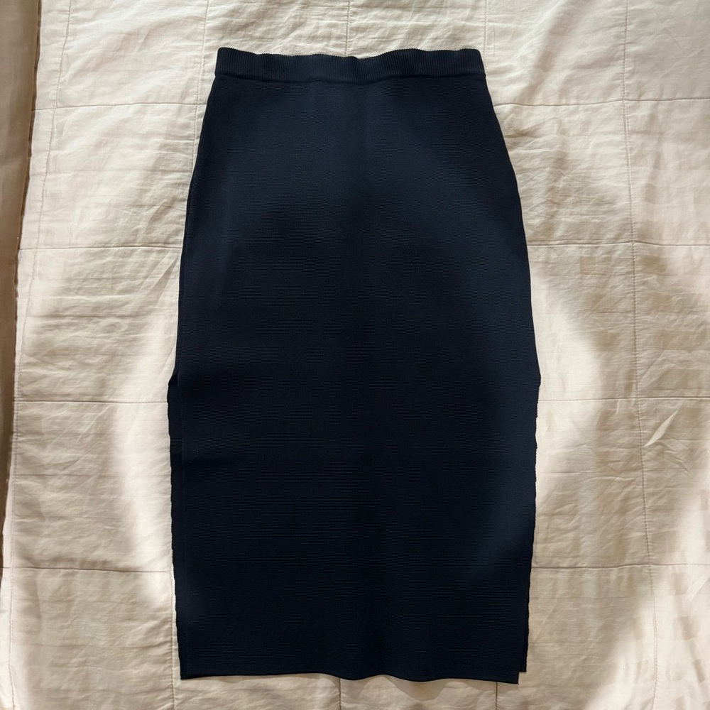 Olivaceous Classic Black Pencil Skirt